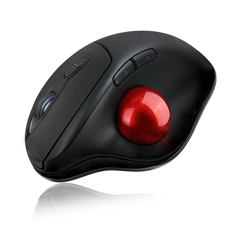 Adesso IMOUSE T30 Mouse - USB - Optical - 7 Button(s) - Black - Wireless - Right-handed 